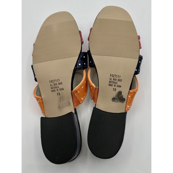 Vintage Diane Von Furstenberg The Color Authority 90s Slides Size 10 EUC!!! - Picture 6 of 6